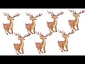 Santa Claus and His Reindeer
