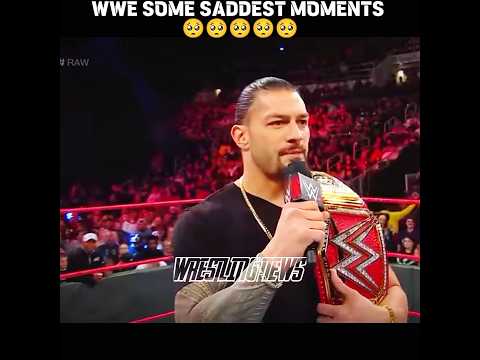 ๐ฅบ๐ฅบ SHOCKING!!! SADEST MOMENTS OF WWE #shorts #wwe #romanreigns #cody #viralvideo