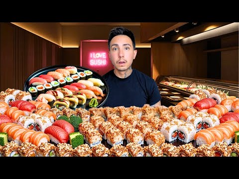 How Much Sushi Can I Eat at an ALL YOU CAN EAT?