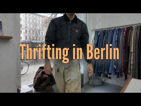 the best vintage/thrifting Spots in Berlin I Vintage Acne studios, mm6, rick owens, palace etc.