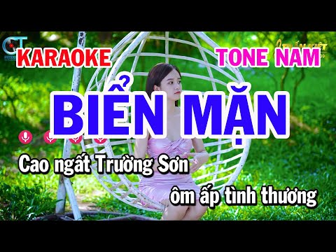 Karaoke Biển Mặn Nhạc Sống Bolero Trữ Tình Tone Nam