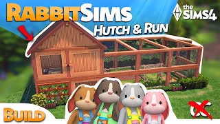 RABBIT HUTCH HOUSE BUILD - Cute, Rustic and Weird | The Sims 4 Speed Build (No CC)