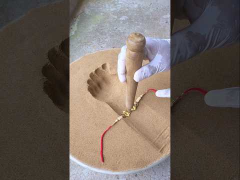 #satisfying #amazing #art #experiment #diy #metal #artandcraft فني صناعات صب علي الرمال صهر المعادن