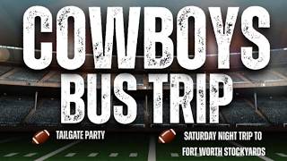How to catch a bus from San Antonio to Dallas for a Cowboys game in 2026