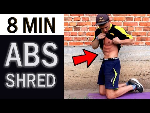 8 Min ABS Workout at Home (ABS ON FIRE)