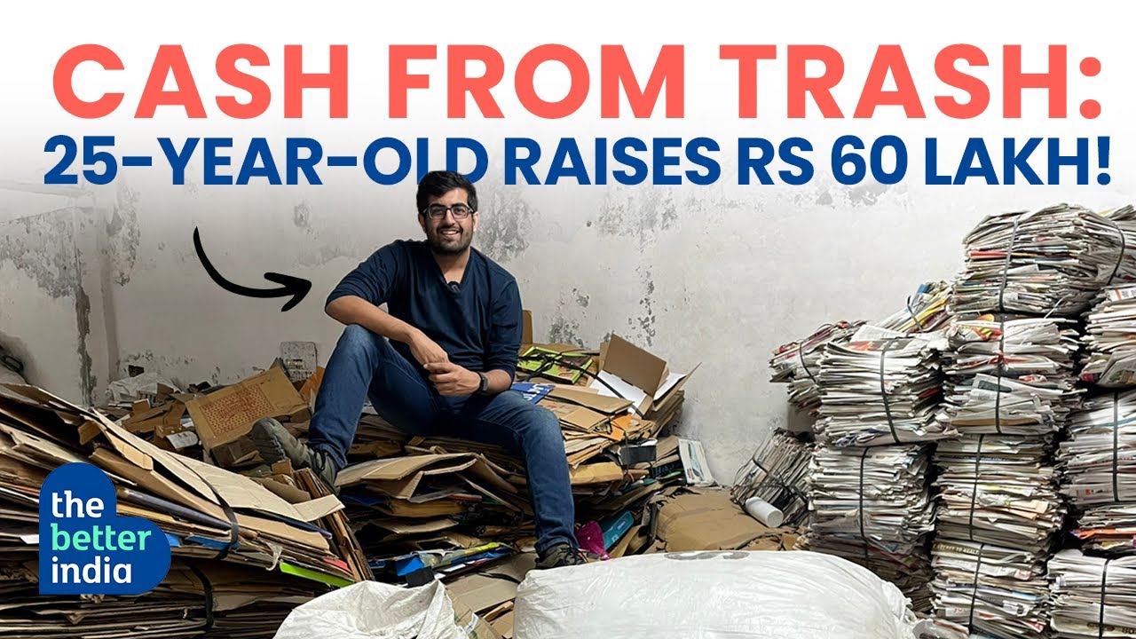 CASH FROM TRASH : This 25-YO Raised 50 LAKHS on SHARK TANK INDIA!