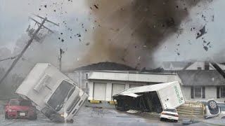 5 minutes ago, Chaos in Italy! Half the city in Modica was swept by powerful tornado