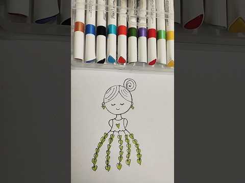 Girl drawing  easy #shortsfeed