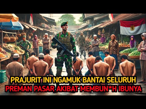 IBUNYA DIBUN*H PREMAN, PRAJURIT INI NGAMUK BANTAI SELURUH PREMAN PASAR