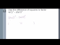Factoring and Polynomial Operations
