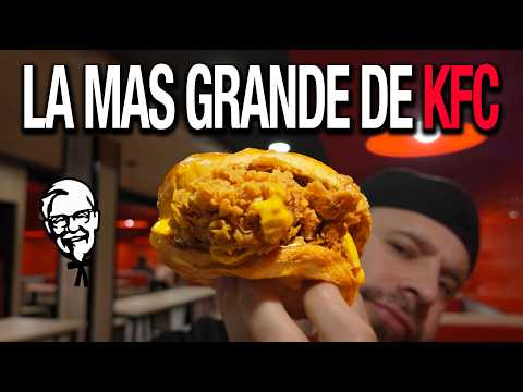 LA HAMBURGUESA MAS GRANDE DE KFC