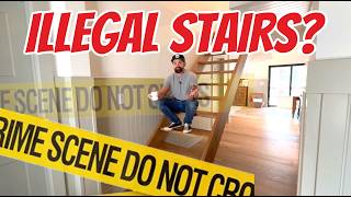 They Called My Build Illegal - Here's What Happened || Building the cabin Stairs