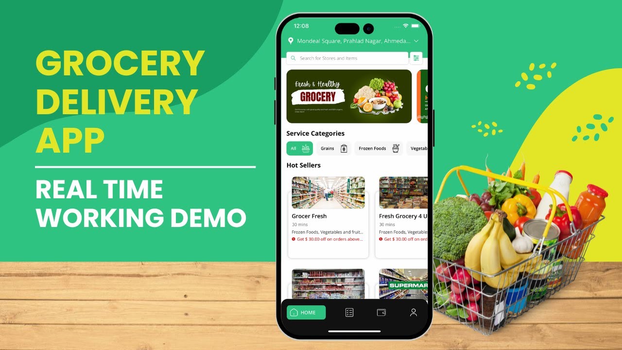 food app demo video