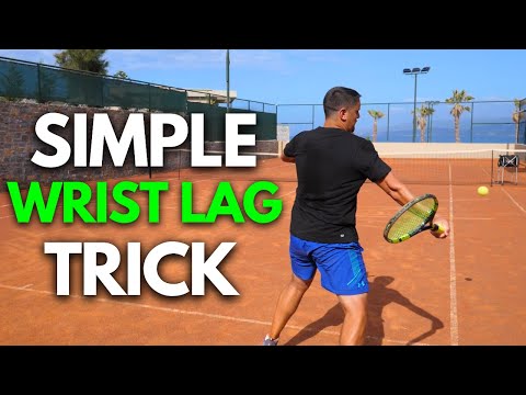 Tennis Forehand Wrist Lag - Use THIS Simple Trick To Create Lag