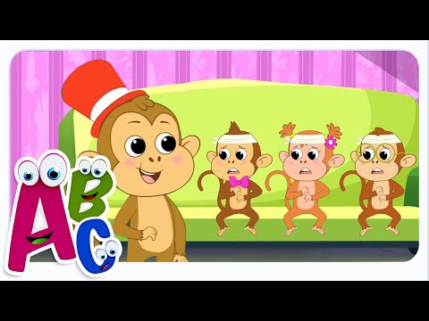 Five Little Monkeys, Animal Cartoon And More Nursery Rhymes for Kids