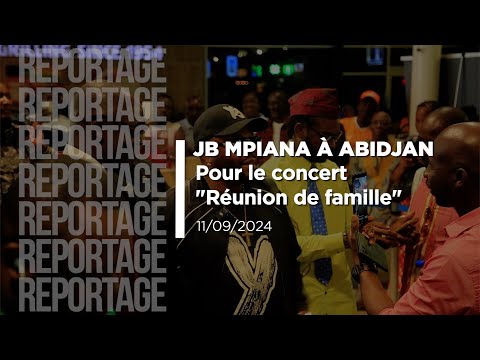 JB Mpiana à abidjan pour le concert  "Réunion de famille"