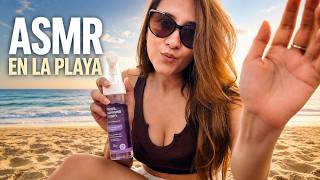 ASMR CASERO en la PLAYA 🌊 Te Cuido Hasta que Te Duermas| ASMR Español