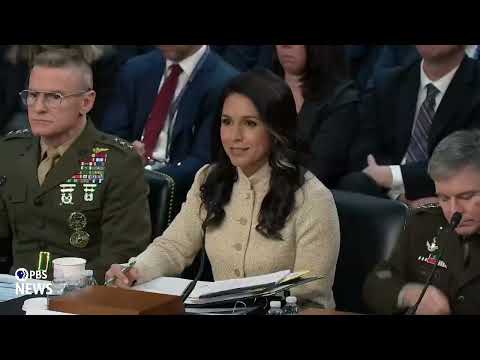 YouTube video thumbnail: Tulsi Gabbard Says she was at FBI Raid in Georgia at Trump’s ‘Request’