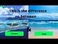 Understanding Ocean and Sea Concepts
