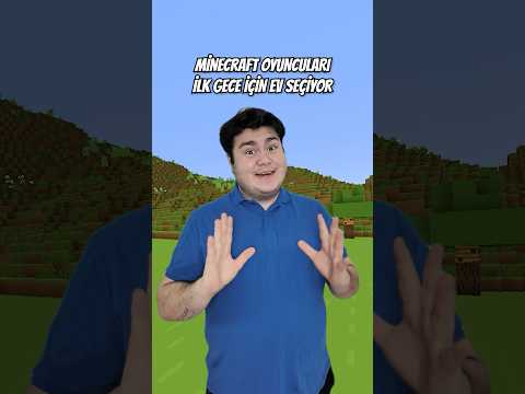 Minecraft Oyuncuları İlk Gece İçin Ev Seçiyor