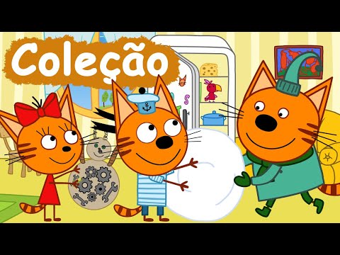 Kid-E-Cats em Portugues | Coleção dos episódios | Desenhos para crianças