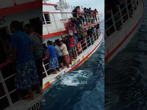 Detik Detik Mesin Kapal Mati di Tengah Laut! Penumpang Panik Terombang Ambing!!!!