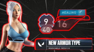 Valorant *NEW* ARMOR Type - Regeneration Shield 🔥 // PATCH NOTES #valorant