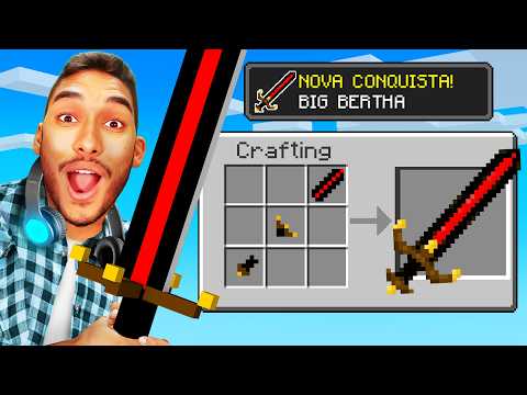 🏆 COMO FIZ a Espada RARA MAIS PODEROSA do Minecraft!