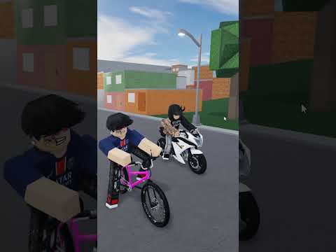 COLOQUEI um MOTOR de MOTO em UM BIKE ๐ #shorts #roblox #edit