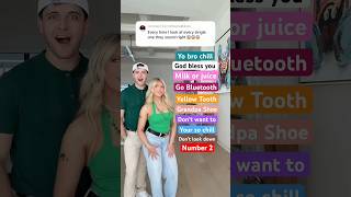 WHAT DO YOU HEAR?? 👀👂😱 #shorts #challenge #couple