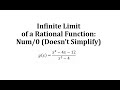 Understanding Limits of Rational Functions