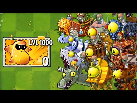 Every Random Plants LEVEL 1000 Power-Up vs ALL Final Bosses Fight! - PvZ 2 Final Bosses