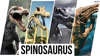 Spinosaurus Evolution (1993-2025) | Jurassic World Rebirth | CİNEVOLUTİON LAB | #spinosaurus