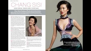 SISI CHANG magazine feature, Editorial & CD cover behind the scenes video in New York