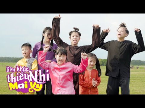 Liên Khúc Thiếu Nhi 🌹 CÙNG CHĂN TRÂU 🌹 Ca Nhạc Thiếu Nhi Vui Nhộn Sôi Động Hay Nhất 🌹 Bé Mai Vy 2021