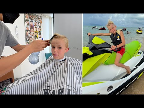 EERSTE KEER OP JETSKi + EiNDELiJK NAAR THAiSE KAPPER! | Weekvlog #26 |  Luan Bellinga Video #178