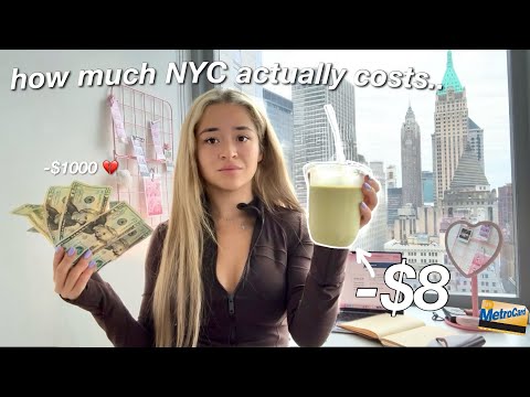What I Spend Living Alone in NYC in a week! (vlog)