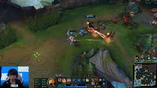 페이커 이즈궁 피하기+개인화면 (SKT vs DFM 롤드컵 그룹스테이지 Day1)