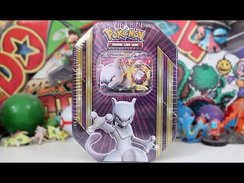 Opening A Pokemon Mewtwo EX Tin!!