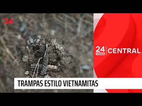 Las trampas estilo vietnamita que hirieron a cuatro funcionarios PDI durante operativo