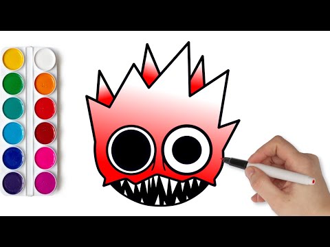 OWAKCX Horror Drawing - How To Draw Owakcx From Incredibox Sprunki For Beginners