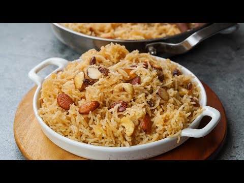 Traditional Meethi Chawal Recipe | Winter Special Meethi Chawal | Delicious Sweet Rice Recipe