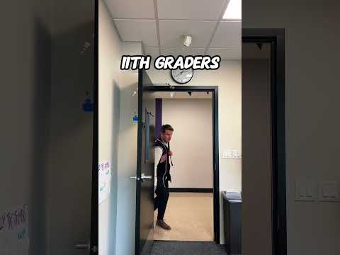 How students enter the classroom…