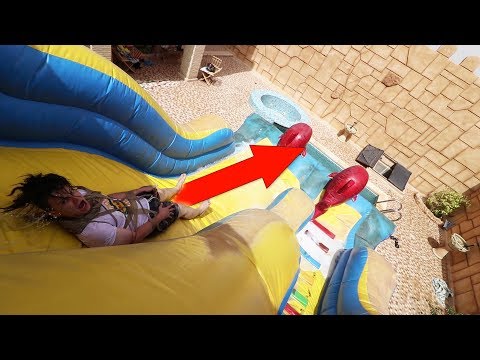 مقلب الإنتقام في علي رميناه من فوق الزحليقه !!!