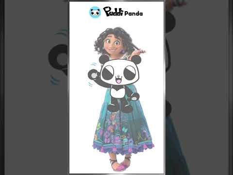 Encanto Cosplay | Puddi Panda 🐼🦋 #shorts #encanto #mirabel