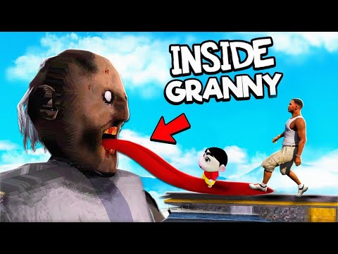 What's Inside GRANNY HEAD In GTA 5?!