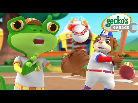 Baseball Break Down | Gecko's Garage | Trucks For Children | Cartoons For Kids