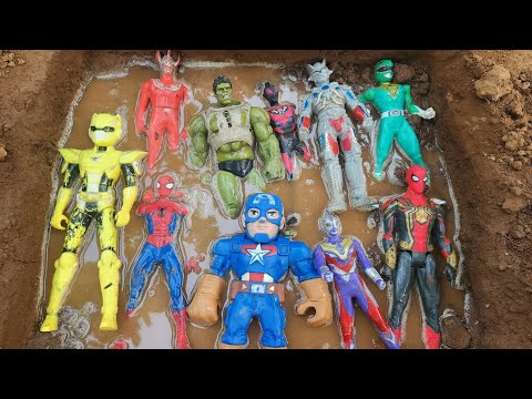 ULTRAMAN ZERO, ULTRAMAN TARO, ULTRAMAN ZAGI MENGUBUR HULK, SPIDERMAN DAN IRON MAN AVENGERS TERKURUNG