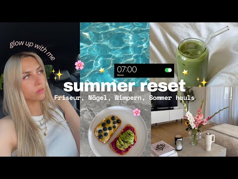 summer reset 🍋💫 Hairdresser, nails, cleaning, picking flowers / DAYS IN MY LIFE