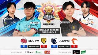 🔴 LIVE | MPL PH S16 | ENGLISH - Week 5 Day 3